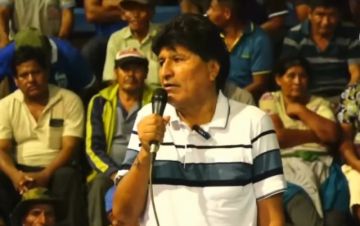 Evo Morales agradece a sus seguidores por darle seguridad en el trópico cochabambino
