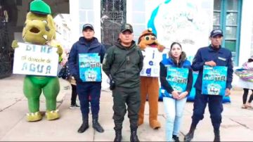 La Alcaldía y Aapos cumplen campaña para cuidar el agua