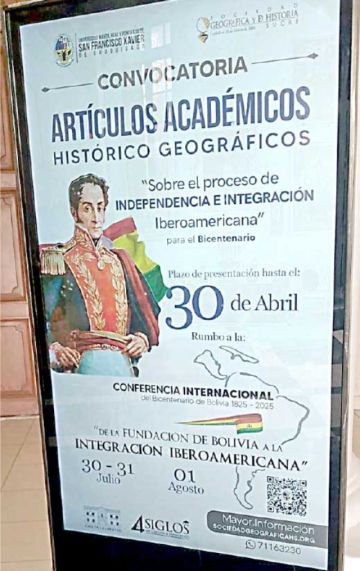 Bicentenario: SGHS y la “U” invitan a presentar artículos