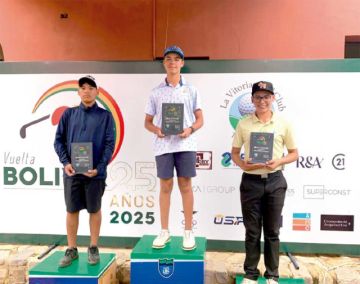 Quiroga y Dajer ganan el torneo de Golf