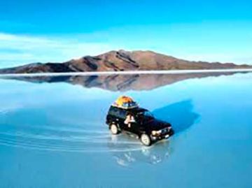 Evalúan condiciones en el Salar de Uyuni ante acumulación de agua