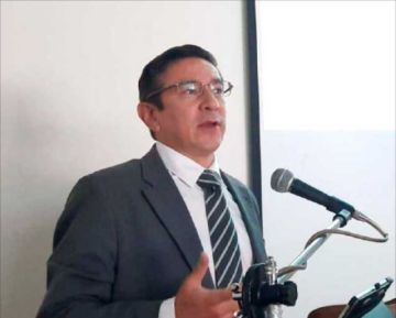 El gerente general de NPM Minerales S.A., Hianny Romero.
