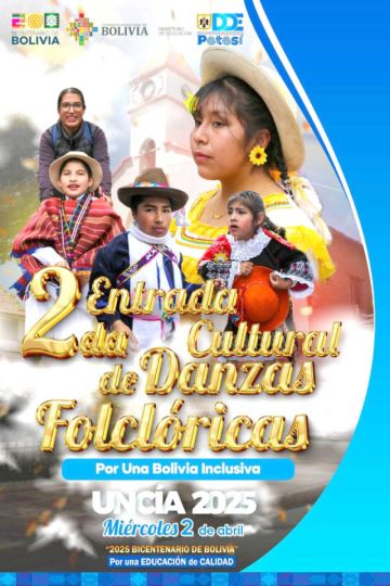Entrada "Por una Bolivia Inclusiva" se desarrolla hoy