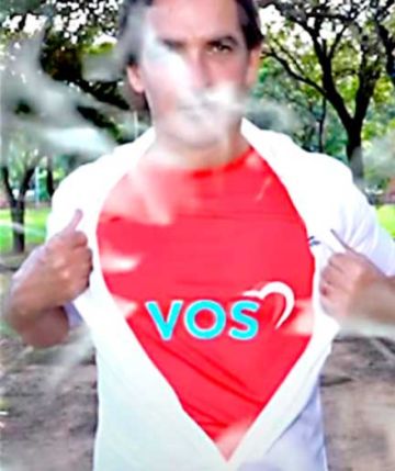 Saavedra se pone  en carrera con “Vos”