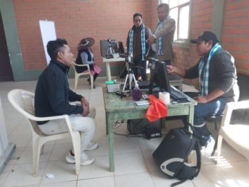 Registran baja asistencia de ciudadanos al empadronamiento en Potosí