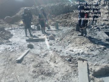 Colapso de cámara genera derrame de residuos minero metalúrgicos