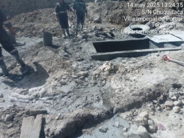 Colapso de cámara genera derrame de residuos minero metalúrgicos