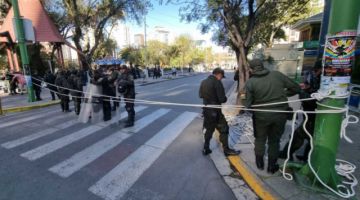 Ante la movilización ‘evista’: Policía en La Paz dispone el resguardo de instituciones, como el Tribunal Electoral