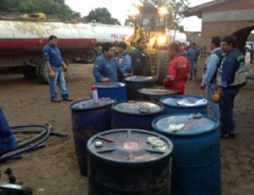 Aprehenden a 107 personas por acopio ilegal de combustible en el país 