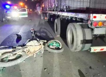 Motociclista muere tras impacto fuerte
