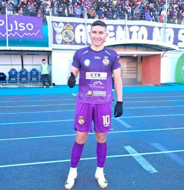 Vladimir Castellón, autor del único gol del partido.