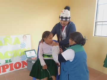 Sedes Potosí se moviliza con brigadas para vacunar contra el Sarampión en el Departamento