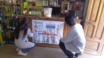 Sedes Potosí se moviliza con brigadas para vacunar contra el Sarampión en el Departamento