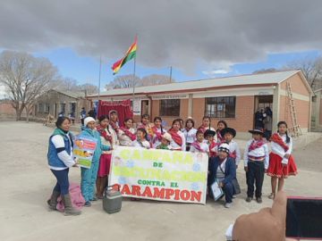 Sedes Potosí se moviliza con brigadas para vacunar contra el Sarampión en el Departamento