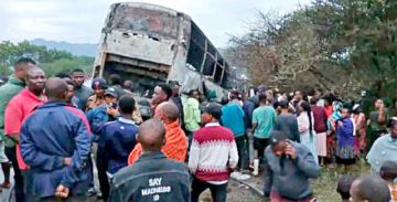 Un accidente deja cerca  de 40 muertos en Tanzania