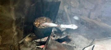 Hallan preparando pieza de  can sacrificado en Llallagua   