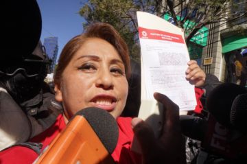 Presentan denuncia penal contra Ruth Nina y exigen su aprehensión inmediata