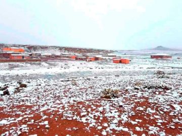 Reportan nevadas leves en el extremo norte de Potosí