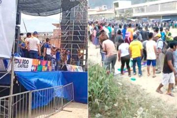 Evistas atacan con piedras acto de Eduardo Del Castillo