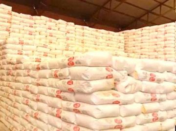 El producto en los galpones de Emapa.