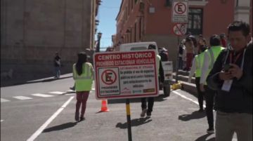 Prohíben parqueo de todo tipo de vehículos en la Plaza 10 de Noviembre