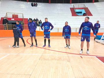 Los jugadores de Leones.