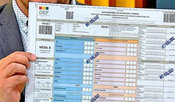 TSE ratifica obligación de mostrar actas electorales