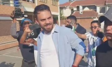 Increpan a Eduardo Del Castillo en su recinto de votación en Santa Cruz