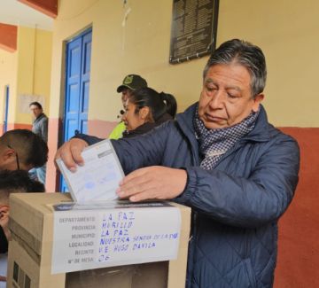 Vicepresidente Choquehuanca insta al respeto de los resultados de las elecciones