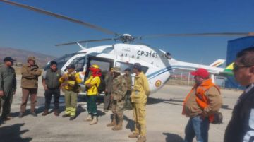 Gobierno envía dos aeronaves para sofocar el fuego que pone en riesgo áreas protegidas