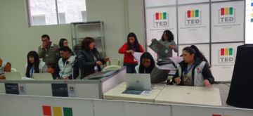 El TED retoma el cómputo electoral departamental oficial con actas del área rural