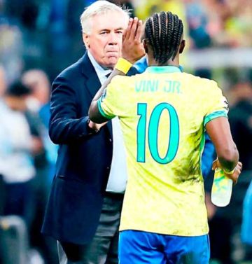 Carlo Ancelotti dará  descanso a Vinícius contra Bolivia