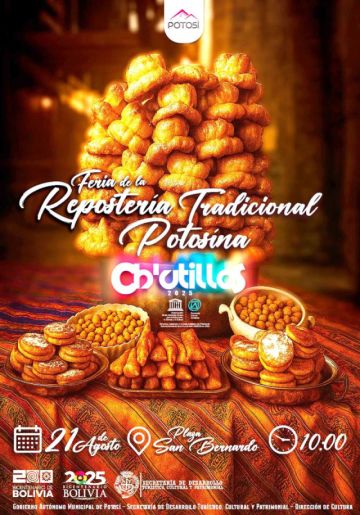Feria de la repostería típica de Potosí será este jueves 21