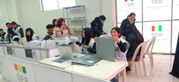 El computo departamental oficial concluyó ayer cerca del mediodía.