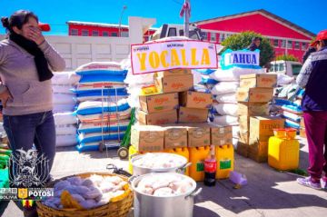 Entregan alimentos secos a internados de 30 municipios