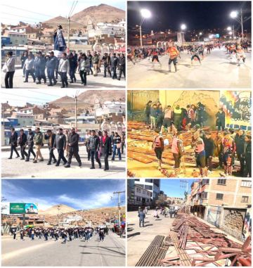 Festividad de Ch’utillos sigue tras incidente con las graderías en la avenida Sevilla