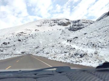Vuelven las nevadas y Potosí siente más baja de las temperaturas