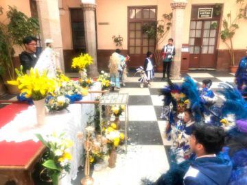 Llegaron hasta los pies de San Bartolomé.