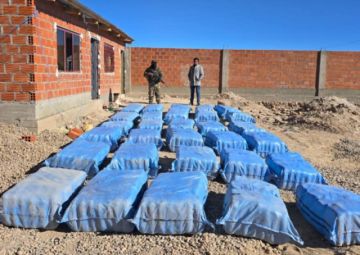 Felcn decomisa más de 827 kilos de marihuana en Uyuni