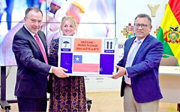 China dona a Bolivia 50.000 dosis contra el sarampión