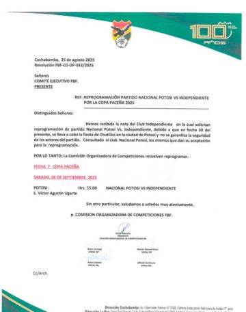 Reprograman el partido de Nacional e Independiente