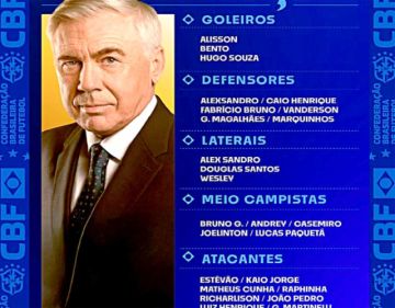 Brasil, con ausencias y sorpresas