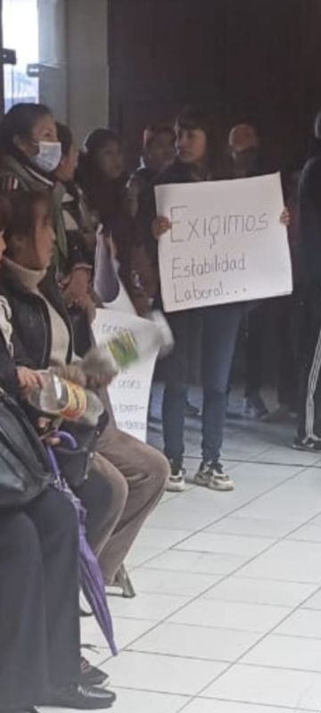 Reportan protestas de profesionales en salud en el Sedes Potosí