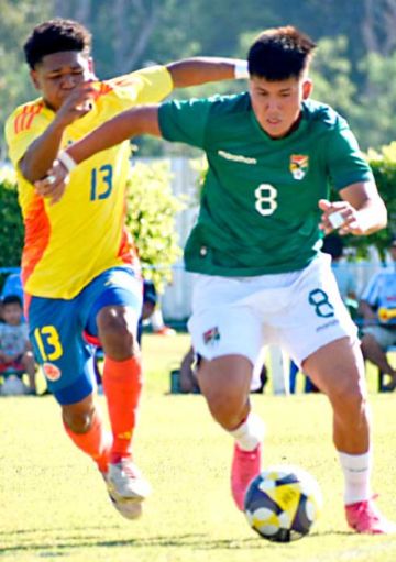 Bolivia Sub 17  fue goleada en su segundo amistoso