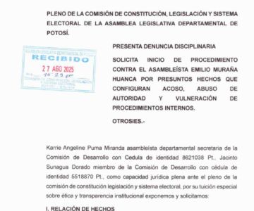 Un mensaje por WhatsApp compromete a asambleísta 