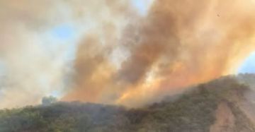 Buscan mantener controlado el incendio en Toro Toro