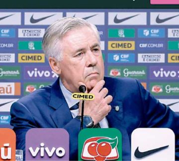 DT Carlo Ancelotti  inicia su trabajo con la Canarinha 