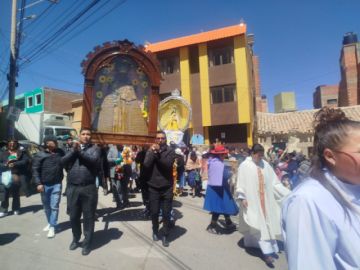 La zona alta de Potosí celebra a la Virgen de Guadalupe 