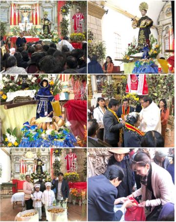 Piden la bendición de San Nicolás para que el pan no falte en Potosí