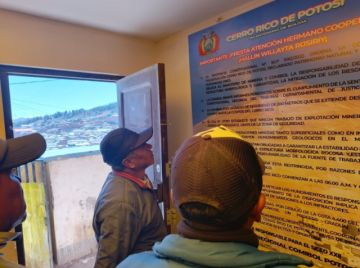Comibol informa que restringe labores mineras y movimiento de maquinaria para preservar el Cerro Rico